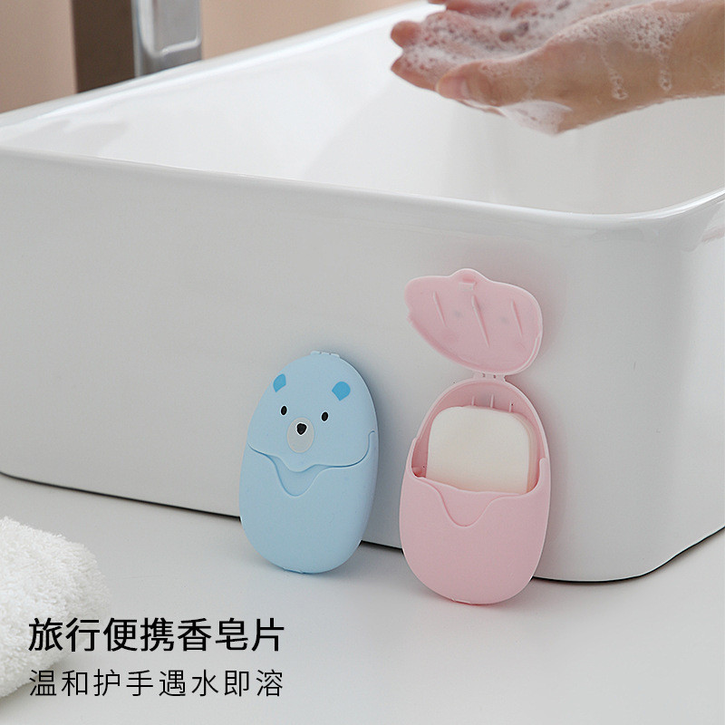 Du Lịch Nhỏ Di Động Xà Phòng Gấu Dễ Thương Xà Phòng Sạch Gia Đình Tiện Lợi Nhẹ Nhàng Dễ Dàng Vệ Sinh