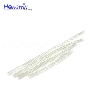 2 CÁI PA11 ID: 8 OD: 10 8 / 10 / 15 / 20 / 25 / 30 / 40CM Ống nhựa Nylon màu trắng Ống sóng cho máy bơm nhiên liệu