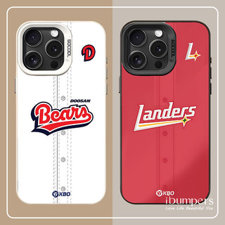 ibumpers Ốp Điện Thoại iPhone Họa Tiết Bóng Chày Hàn Quốc Độc Đáo Cho IPhone 16 15 14 12 13 11 Pro Max IP 7 8 Plus X XS XR Ốp Lưng IMD Cứng Và Nhẵn