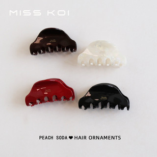 MISMEMO Elegant Acetate Medium Grab Clip Pháp Cao Cấp Đầu Lưng Nữ Tóc Cá Mập Kẹp