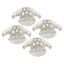 Exhila Bộ 4 Chiếc Khăn Trải Giường Vô Hình Nhỏ Giá Đỡ Giường Cố Định Độ Bền Và Dễ Dàng Sử Dụng Kẹp Để Chăn Ga Gối Dễ Dàng