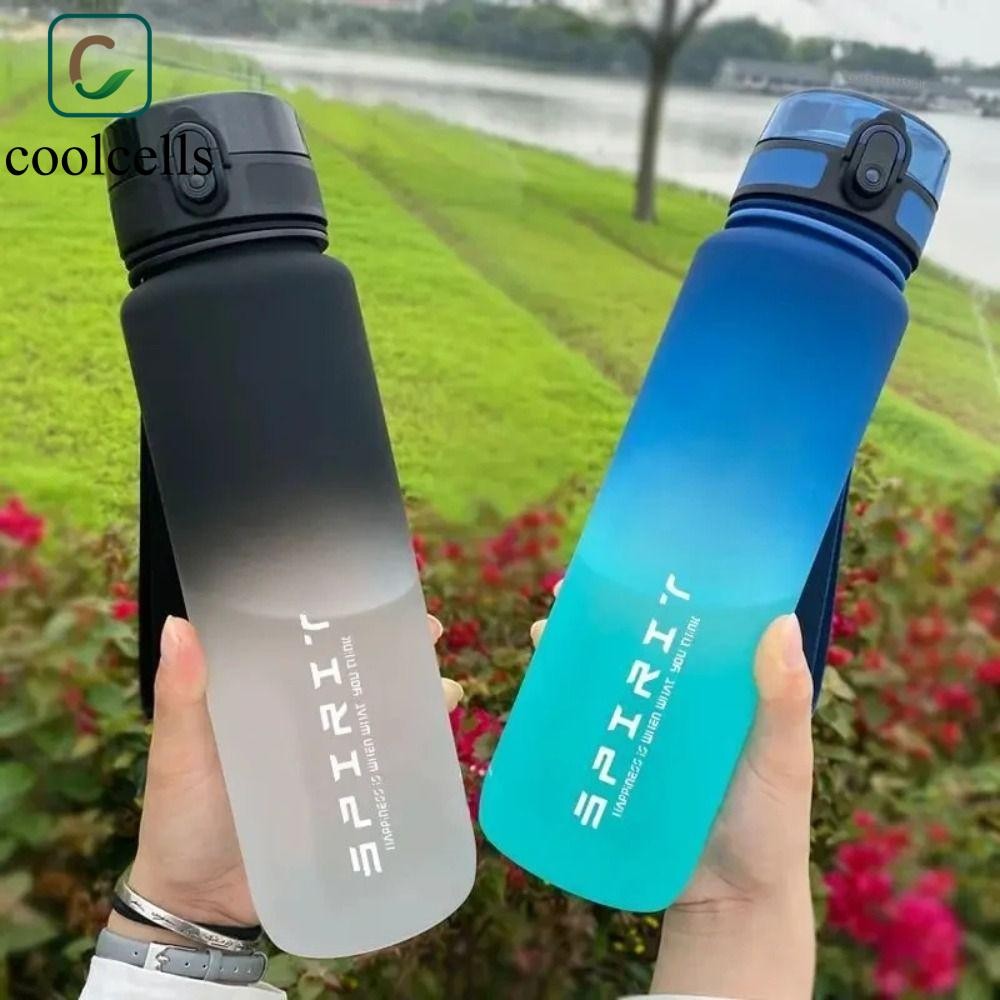 COOLCELLS Bình Nước Thể Thao 1 Lít, Cốc Nhựa Nhiều Màu Sắc Chống Rò Rỉ ...