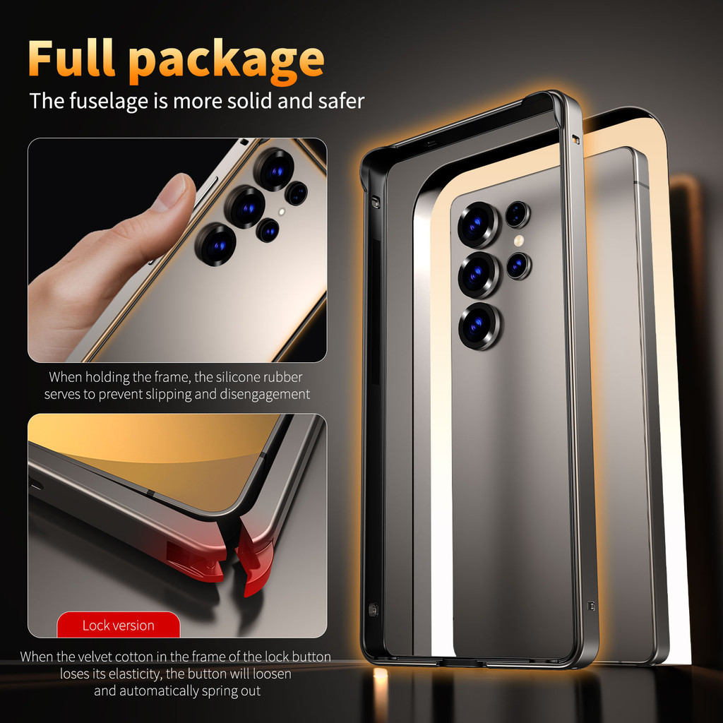 Ốp Lưng Kim Loại Cho Samsung Galaxy S26 S25 Ultra S24 Plus S25Ultra S24Ultra S25plus S24plus Phụ Kiện Điện Thoại