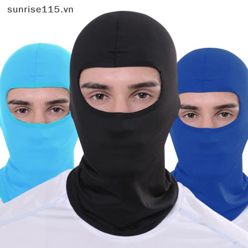 Mũ đi xe đạp thoáng khí mùa hè Srvn Chống tia cực tím Balaclava Nam Mặt nạ toàn mặt Xe máy Chạy bộ thể thao làm mát.