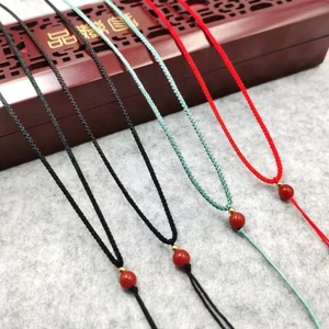 20 Cái / lốc Dây Vòng Cổ Trung Quốc Nút Thắt Mặt Dây Chuyền Liên Kết Sản Phẩm Ngọc Không Có Vấn Đề Dây Ngọc Mặt Dây Khóa An Toàn Dây Mặt Dây Có Thể Điều Chỉnh Kích Thước Tự Làm Phụ Kiện Trang Sức Dệt Tay