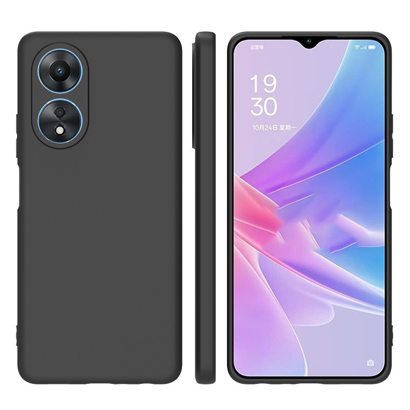 Dành Cho OPPO A58 4G Ốp Lưng A 58 TPU Mềm Đen Mỏng Mờ Silicon Dành Cho OPPO A58 4G CPH2577 Ốp Lưng OPPOA58 Ốp lưng