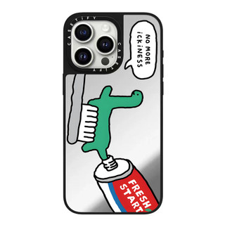 Fun Tags Khủng Long Gương Cứng Ốp Lưng Điện Thoại iPhone 17 Pro Max 16 Plus 15 14 13 12 11 Ốp Lưng Bọc Toàn Bộ Vỏ Acrylic Phía Sau Chống Sốc