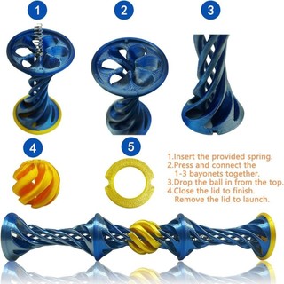 PWSEND Spin Ball, Đồ chơi thần tài thư giãn lo âu Bóng bánh răng in hình, Quả cầu quay cảm giác chất lượng cao Bóng căng thẳng cho trẻ em