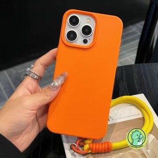 Vỏ Dây Da Hạt Cho iPhone 12 Pro Max 12 Mini 11 Pro Max XR XS Max X 8 7 6 6s Plus SE 2022 2020 Ốp lưng Mềm Chống Sốc Màu Kẹo Dễ Thương Có Dây Đeo Tay