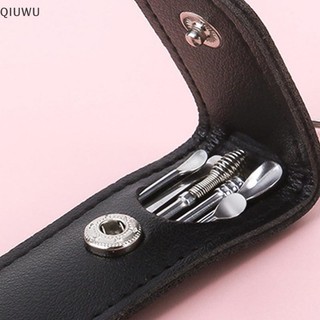Qiuwu Ear Cleaner Wax Pickers Earpick Wax Remover Curette Ear Pick Cleaner Kit Spoon Care Ear Clean Tool.