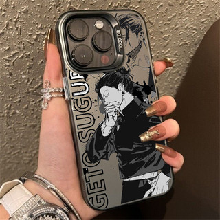Ốp Lưng Cho Iphone 16 Pro Max 11 12 13 14 15 Pro Max 7 8 Plus XR X XS Max Vỏ Điện Thoại Anime Jujutsu Kaisen Geto Suguru Choso Armor In Matte Laser IMD Chống Sốc