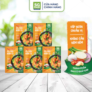 Bộ 5 gói Xốt ướp hoàn chỉnh gà chiên mắm tỏi SG Food 70g