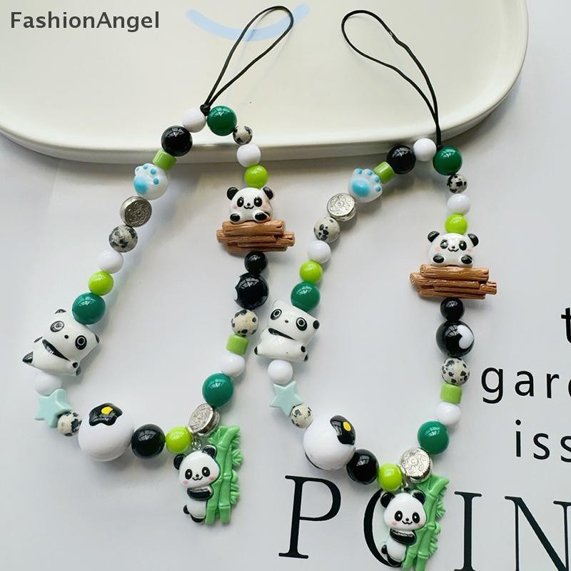 Fashionangel Phong Cách Trung Hoa Hoạt Hình Gấu Trúc Đính Hạt Dây Xích Điện Thoại Chống Mất Dây Đeo Điện Thoại Quyến Rũ Mặt Dây Chuyền Dễ Thương Dây Buộc Cho Bé Gái Điện Thoại Di Động Dây Đeo Cổ Tay VN