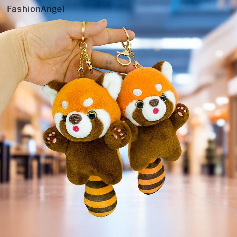 FashionAngel 2024 12CM Nhỏ Gấu Trúc Sang Trọng Móc Khóa Ngày Lễ Quà Tặng Sang Trọng Động Vật Ba Lô Mặt Dây Chuyền Vườn Thú Lưu Niệm Búp Bê Dễ Thương Mori Động Vật VN