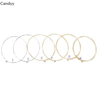 Ndy 1 Bộ 6 Dây Đàn Guitar Thép Mạ Niken Cho Đàn Guitar Acoustic N