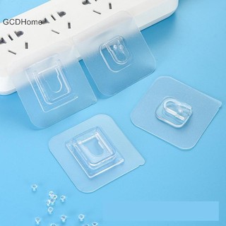 Gcdhome Móc treo tường dính hai mặt Móc treo tường trong suốt chắc chắn Sucker HOT