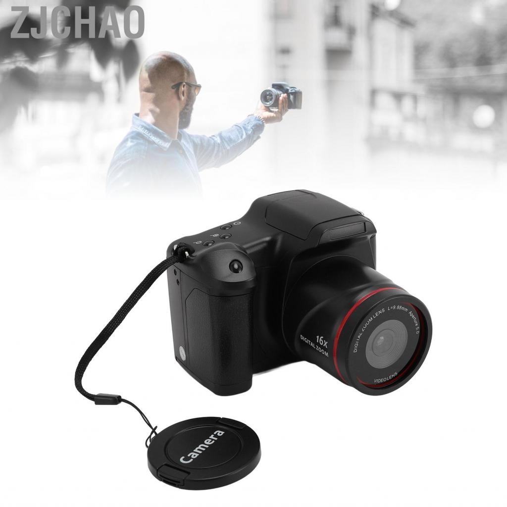 Zjchao Máy Ảnh Kỹ Thuật Số 16MP HD Màn Hình Lật 180° 1080P 16X Zoom 2.4 Inch Máy Ảnh Du Lịch Nhỏ Gọn Để Chụp Ảnh