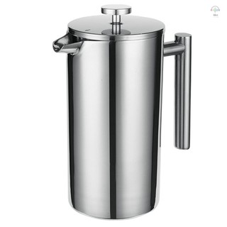 French Press 304 Máy pha cà phê giữ nhiệt bằng thép không gỉ 800ML 3 bộ lọc Tay cầm chống bỏng Máy ép cà phê chống gỉ