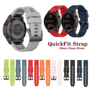 Dây đeo tháo nhanh silicon 20 / 22 / 26mm cho Garmin Fenix 7S 7 7X / Fenix 6-6S-6X-5S-5X-3 / bản năng / 745 935 945 955