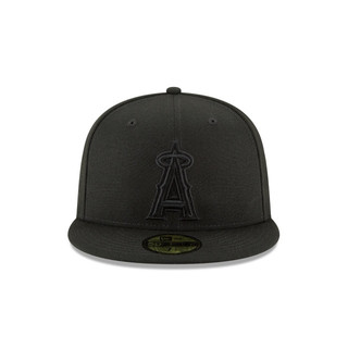 Mlb Los Angeles Angels Blackout Basic 59F.IF.TY Mũ được trang bị E.ra C.ap Mũ bóng chày rộng vành không điều chỉnh