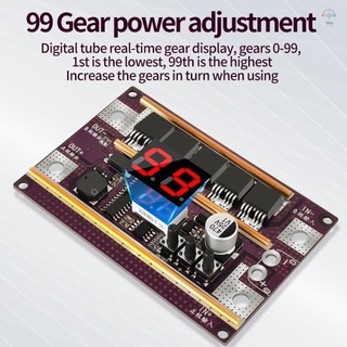 99 Gears of Power Bảng điều khiển máy hàn điểm Mini có thể điều chỉnh để hàn Pin Lithium hình trụ Pin Hydride kim loại Niken và tấm niken 0,1-0,3mm