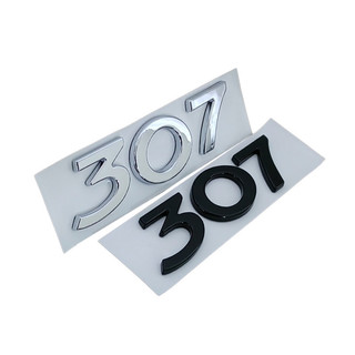 3D ABS Chrome Thân Xe Miếng Dán Cho Peugeot Logo Chữ Cái 206 207 301 307 308 408 508 2008 3008 4008 5008 Chữ Phụ Kiện