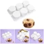 Khuôn làm bánh Mousse 3D bằng silicon cấp cc với 6 khoang Dụng cụ làm bánh thủ công Thích hợp để nướng sô cô la tráng miệng