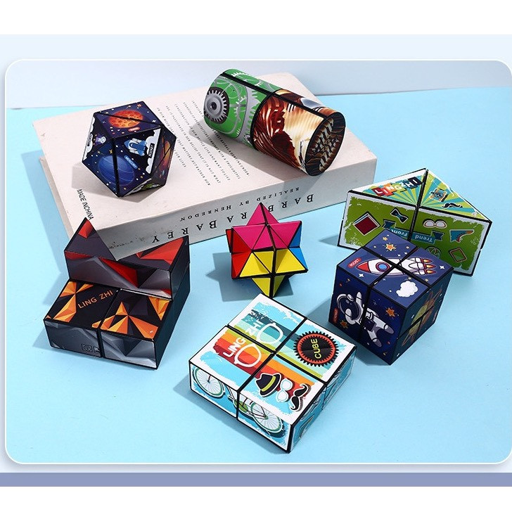 Combo 6 khối rubik biến thể cho bé thỏa sức khám phá sáng tạo