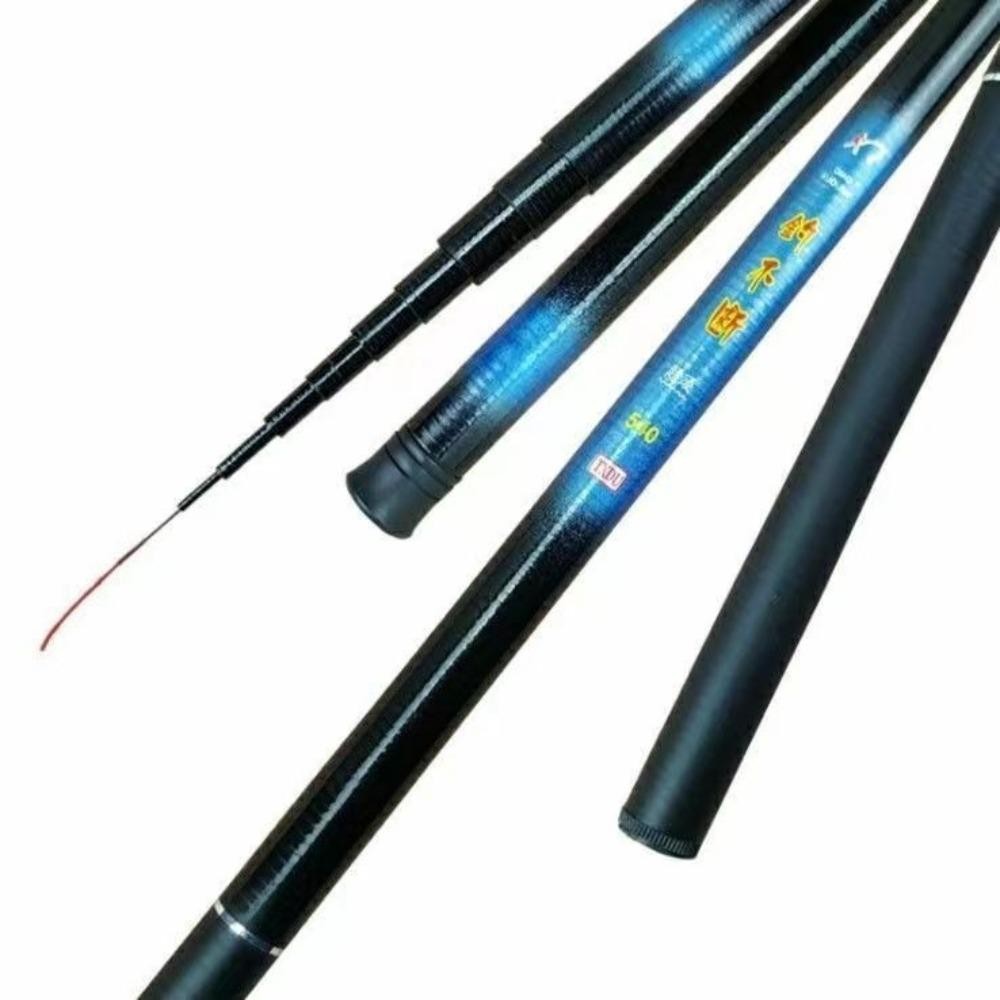 Bộ cần câu HOBBYIN, Cần câu bằng sợi Carbon Bộ dụng cụ đầy đủ, Cần câu cá bằng sợi thủy tinh 2,1m-7,2m Combo câu cá