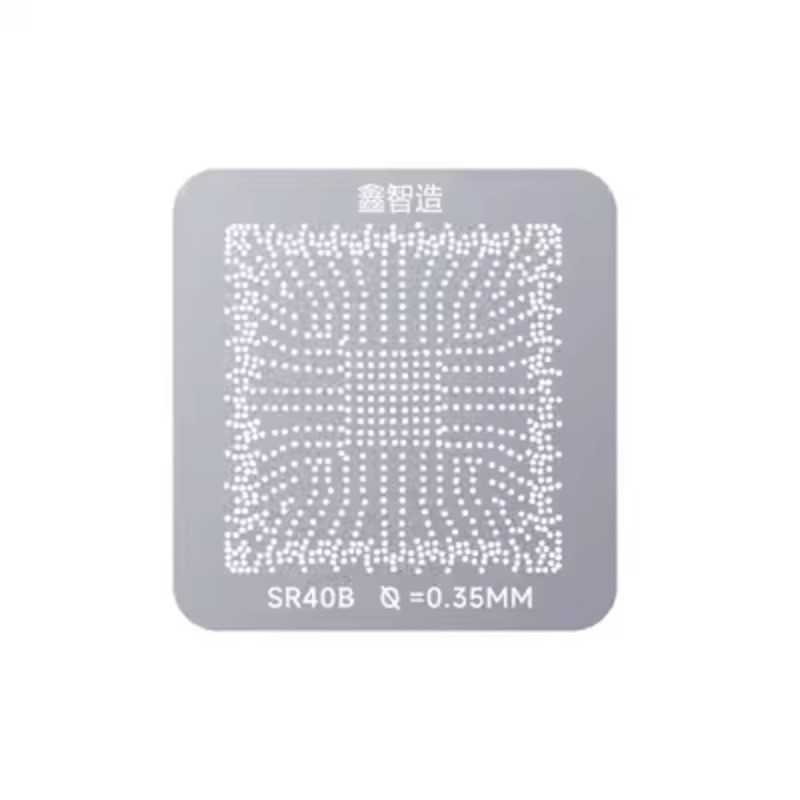 XinZhiZao XZZ CPU BGA Reballing Stencil Kit cho máy tính xách tay Cpu SR40B Máy tính xách tay Tấm định vị từ tính Bàn cấy ghép lưới