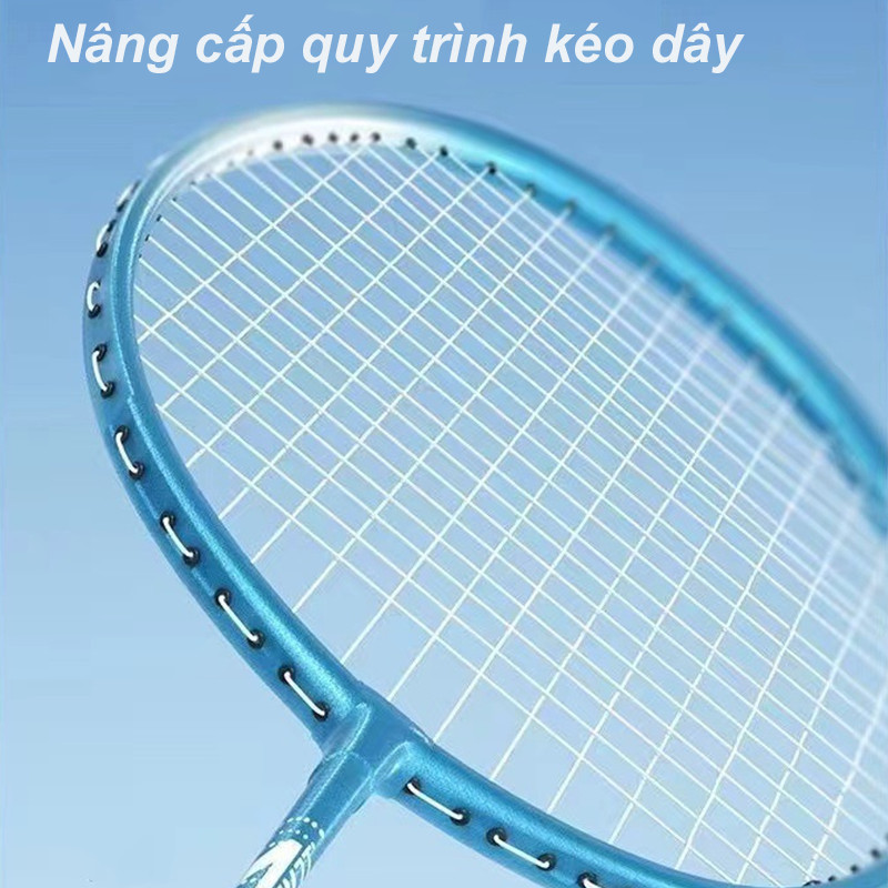 Bộ 2 Chiếc Vợt Cầu Lông Bền Bỉ Chất Lượng Cao, Tay cầm chống trượt giảm xóc,Siêu nhẹ và bền