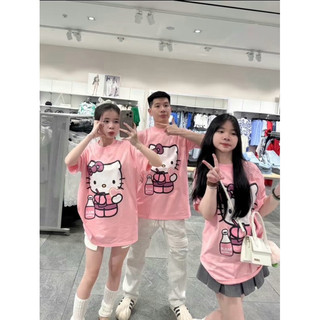 Áo Thun, Áo Phông Mèo hello kitty milk cute dễ thương form rộng