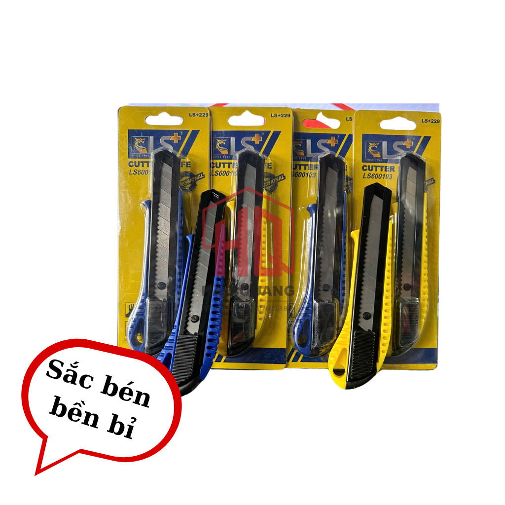 Dao Rọc Giấy LS+229 – Lưỡi Sắc Cắt Ngọt, Chống Gỉ, Dễ Thay Lưỡi