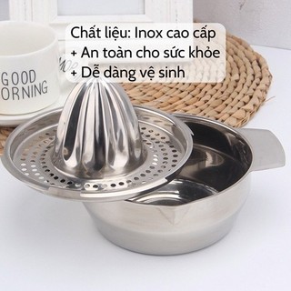 Vắt cam inox 304 bằng tay tiện lợi không gỉ dễ vệ sinh dùng cho gia đình quán nước