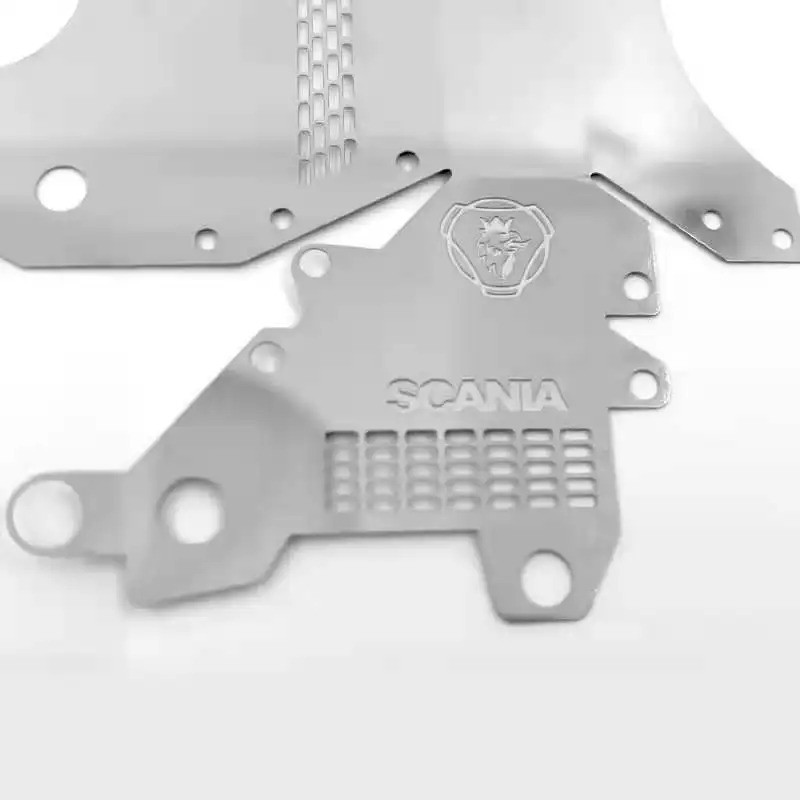 Cho 1 / 14 Tamiya Scania RC Máy Kéo Xe Tải Kim Loại Hộp Số Bao Hood RC Xe Nâng Cấp Phần Phụ Kiện