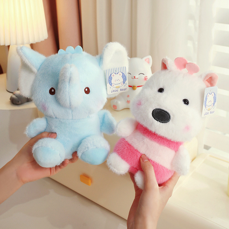 Rytanda Capybara Búp bê voi sang trọng Ong, Đồ chơi sang trọng cho gấu, Động vật mô phỏng dễ thương, Đệm Sofa mềm, Đồ chơi làm dịu trẻ em, Quà tặng sinh nhật bạn gái, Trang trí Giáng sinh