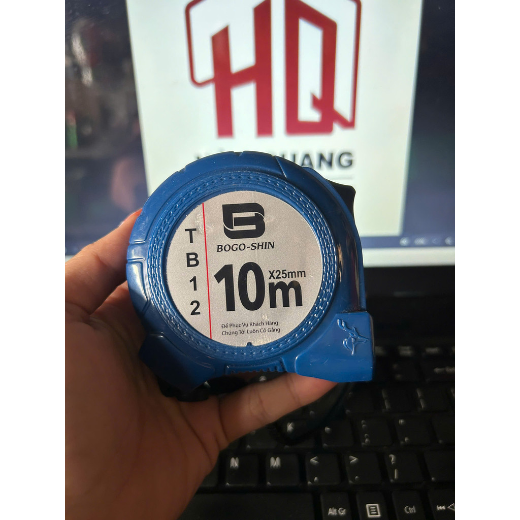 Thước Kéo Bogo-shin 5m 7.5m 10m Xanh | Thước Đo 2 Mặt Chống Rỉ Cao Cấp