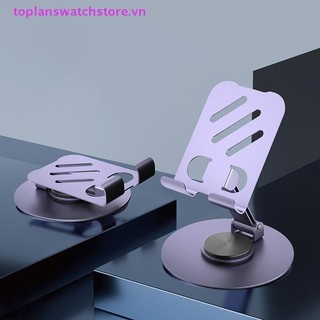 Toplanswatchstore Kim loại 360° Xoay Điện Thoại Di Động Giá Đỡ Máy Tính Bảng Chống Trượt Có Thể Gập Lại Điều Chỉnh Di Động Lười Để Bàn Sống Điện Thoại Di Động Đứng Gắn VN