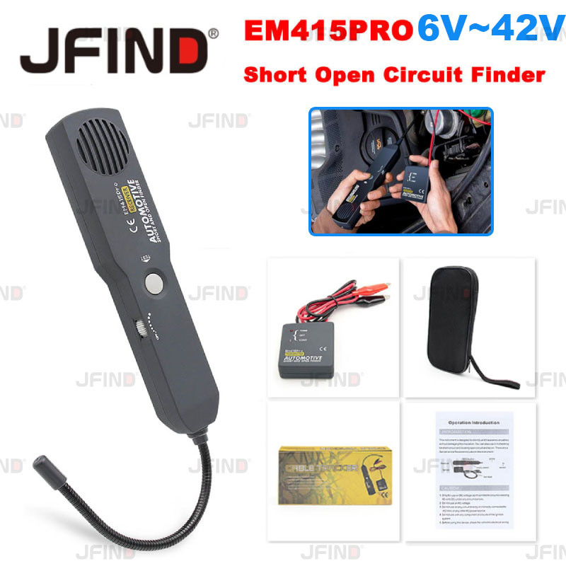 Dây Cáp Thử Điện EM415pro 6V Sang 42V Cho Xe Hơi