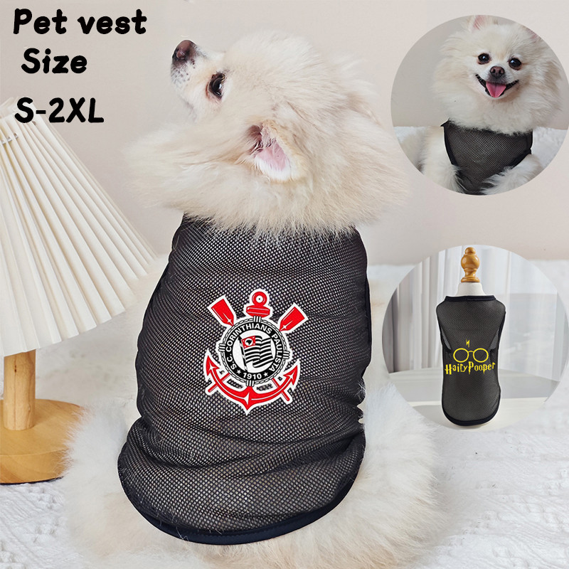 S-2XL Quần áo cho chó nhỏ và vừa Corinthians / HP In lưới Áo Vest cho chó