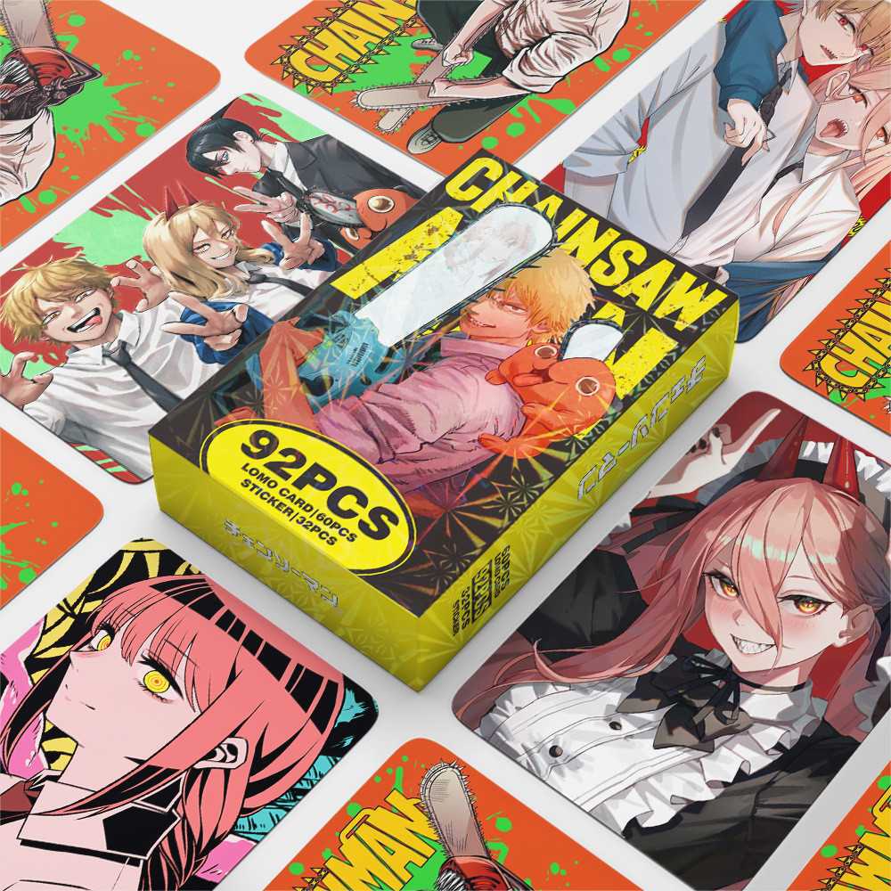 92 Chiếc Jujutsu Kaisen Cưa Xích Người Lomo Cards Tokyo Revengers Hunter × Hunter Nhân Vật Hoạt Hình Dán Photocards THE FIRST SLAM DUNK Hình Ảnh Bưu Thiếp YM