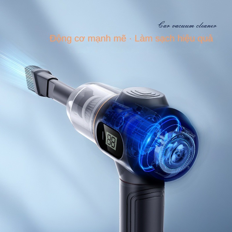 Máy hút bụi Mini công suất cao trên ô tô Sạc không dây gia đình Máy hút bụi đa chức năng cầm tay nhỏ