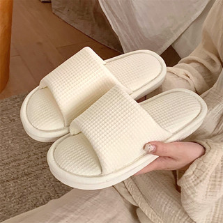 XIXITIAO Nam Nữ Đơn Giản Vách Ngăn Giày Gia Đình Thường Ngày Hút Mồ Hôi Dép Cotton Thời Trang