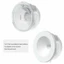 Cinna 1 Bộ Kèm Bao Gồm Bụi 24 Mm 27 Mm Mặt bích Chèn Cho S9 S10 S12 Điện Máy Bơm Ngực Phần