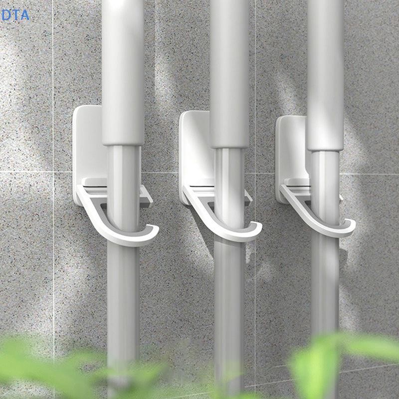 DTA Treo Tường Cây Lau Nhà Kẹp Giá Đỡ Bàn Chải Tự Dính Cây Lau Nhà Móc Treo Giá Tổ Chức Nhà Bếp Phòng Tắm Lưu Trữ Móc Đa Năng PO