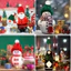 20 Chiếc Mũ Giáng Sinh Mini & Khăn Trang Trí - Mũ Ông Già Noel Đan DIY - Mũ beanie Handmade - Mũ Bò Người Tuyết - Mũ Ngón Tay - Dành Cho Búp Bê, Lollipop, Trang Trí Nắp Chai - Trang Trí Tiệc Giáng Sinh