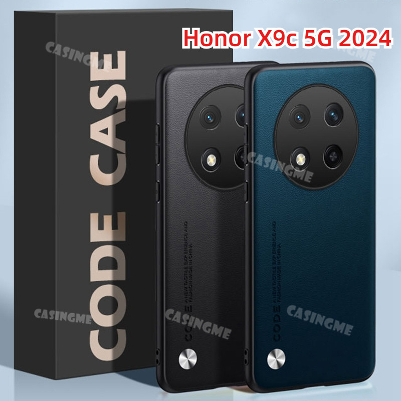 Honor X9c 5G 2024 Vỏ điện thoại da trơn sang trọng cho Honor X9c HonorX9c X9 X9b X9a a b c 9c 5G 4G 2024 Vỏ điện thoại chống sốc PC cứng mờ