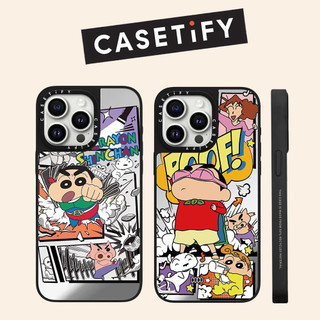 Superman Crayon Shin Chan Mirror Vỏ Điện Thoại Cứng Cho iPhone 16 Pro Max 16 Pro 16 Plus 15 Pro Max 14 13 12 11 Ốp Lưng Acrylic Phía Sau Chống Sốc