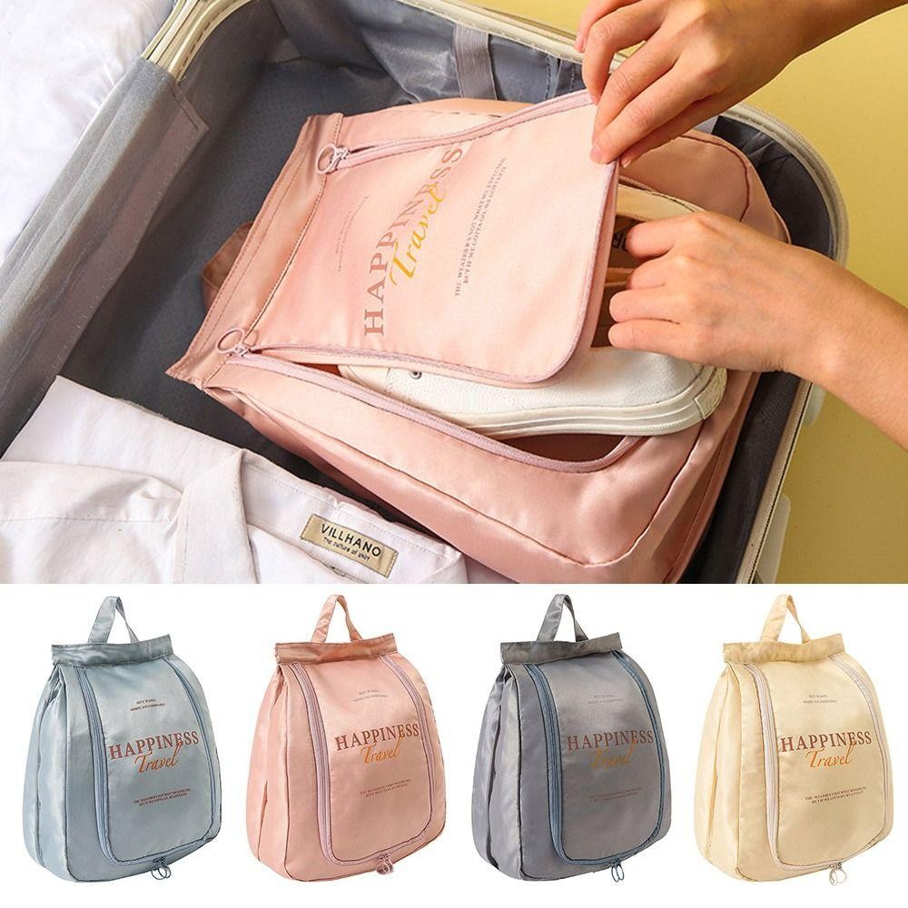 Túi đựng giày HOBBYIN, Túi đựng giày chống bụi dung tích lớn, Túi đựng giày hai lớp di động có tay cầm