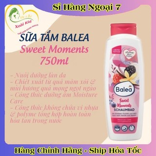 Sữa tắm Balea Đức 300ml và 750ml các mùi hương